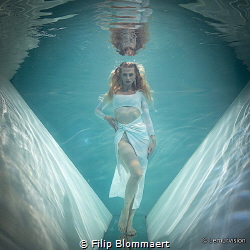 This shot was created in an indoor pool with a decor made... by Filip Blommaert 